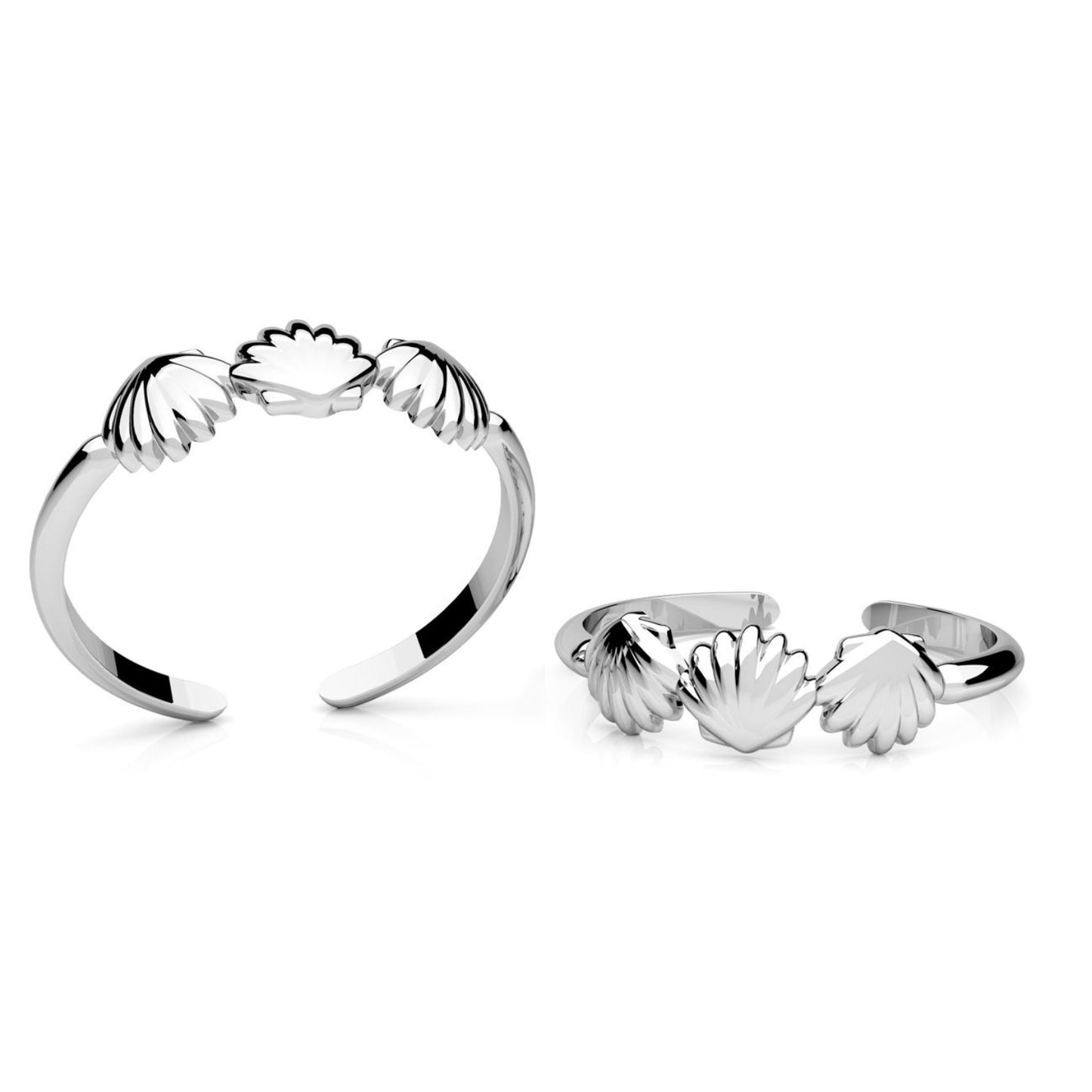 Maris Shell Adjustable Ring Shell Adjustable Ring – Gold Vermeil or Sterling Silver | Coastal Jewellery UK