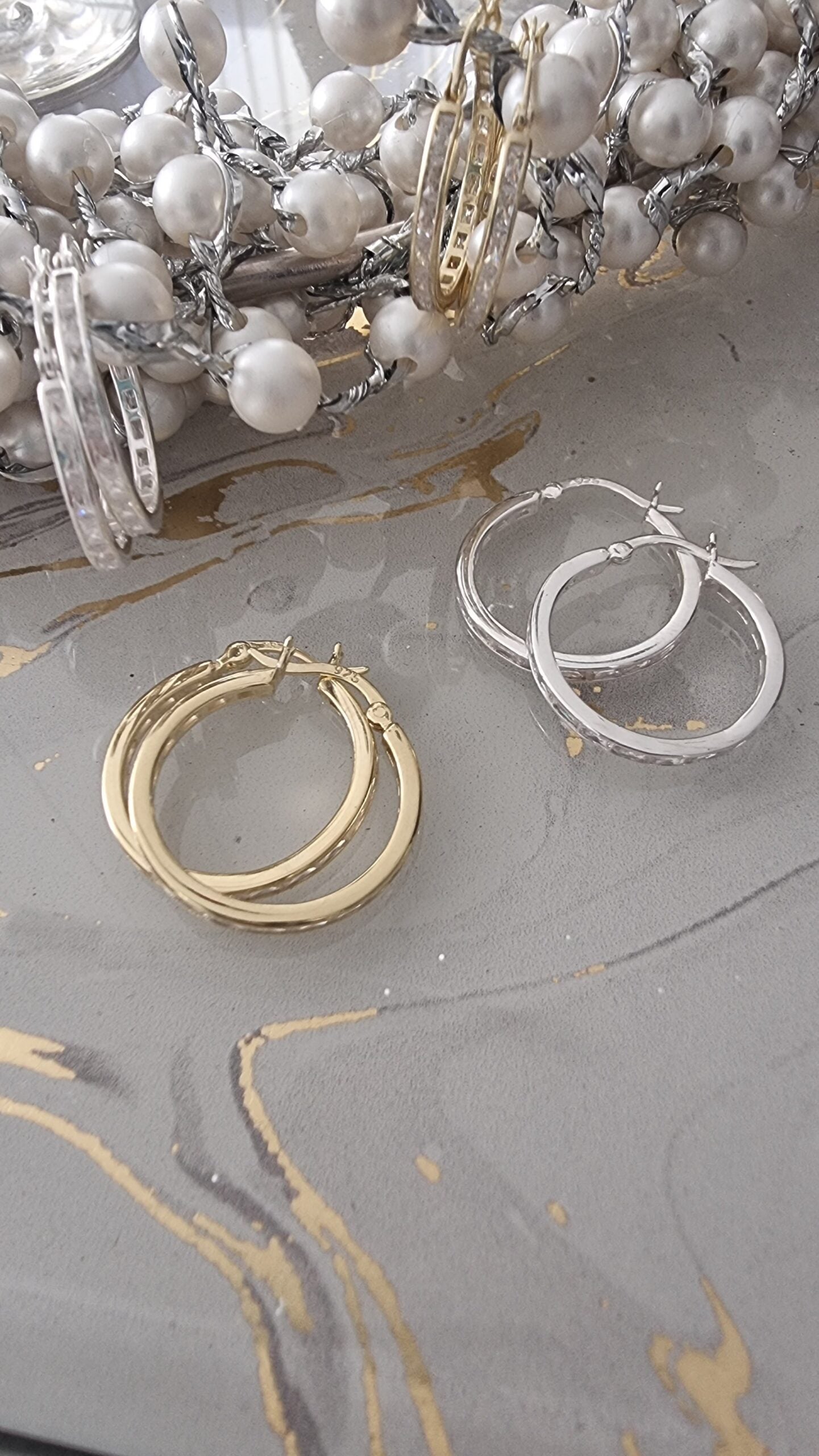 Lily Hoop Earrings