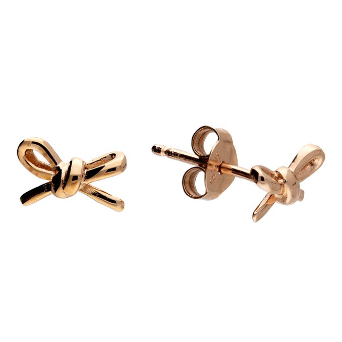 Rose Bow Studs