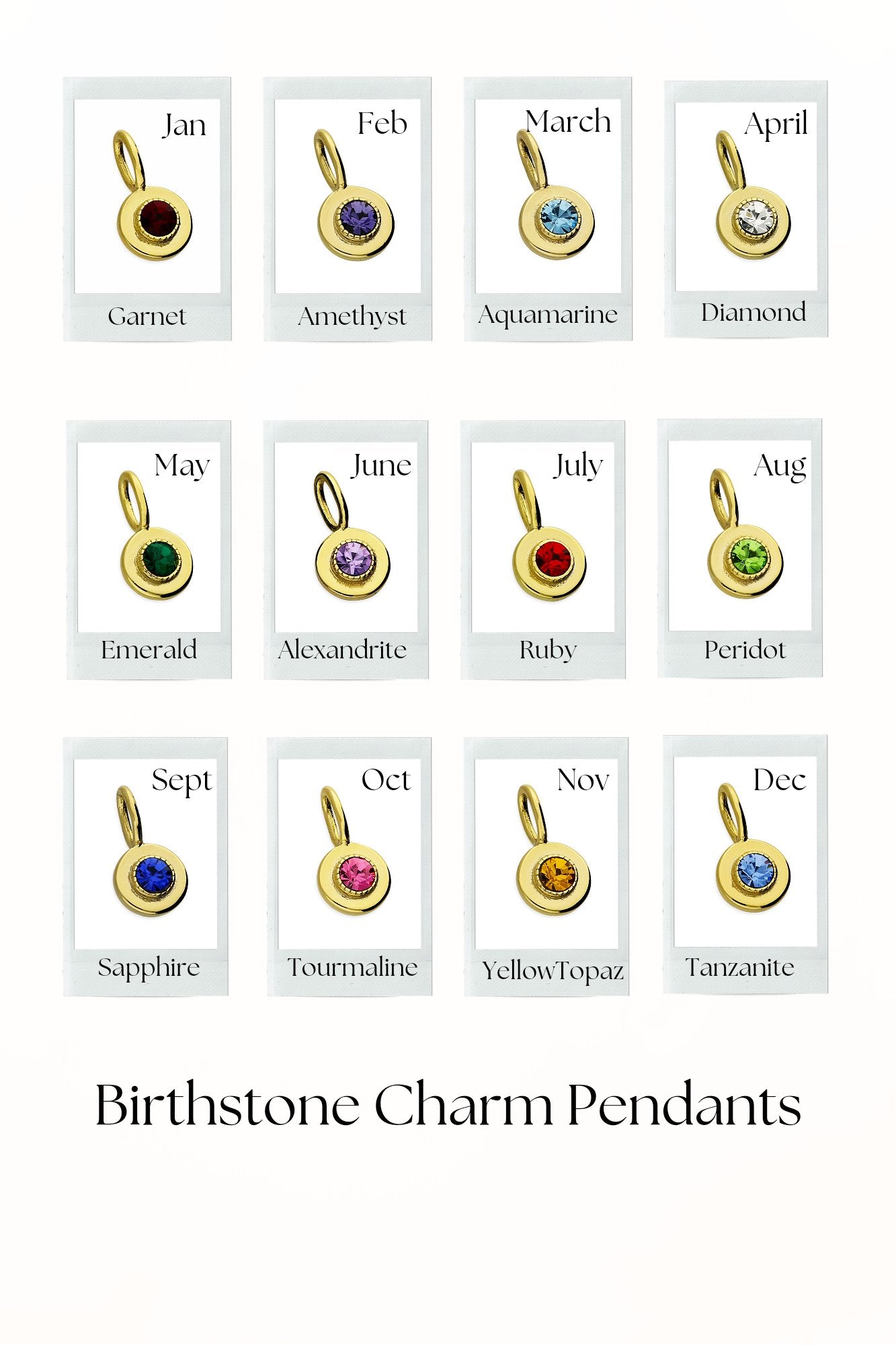 Birthstone Pendants