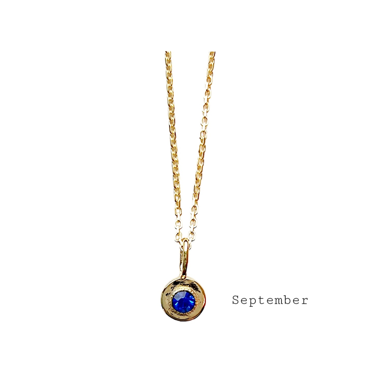 Miya Birthstone Charm Necklaces