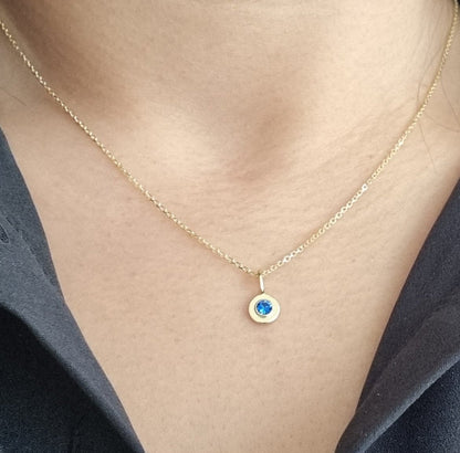 Miya Birthstone Charm Necklaces