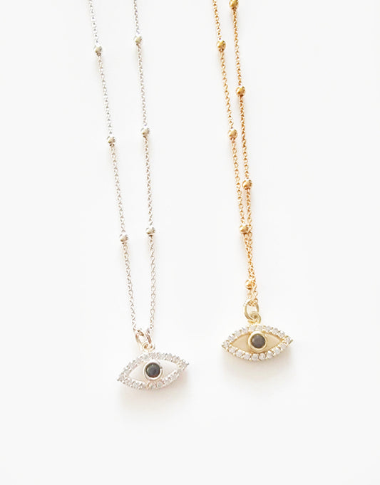 Arora Evil Eye Charm Necklace