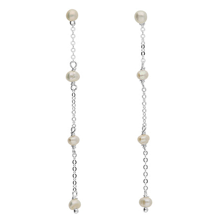 Leila Pearl Drop Earrings