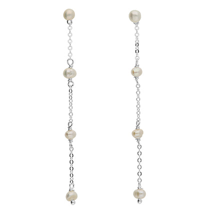 Leila Pearl Drop Earrings