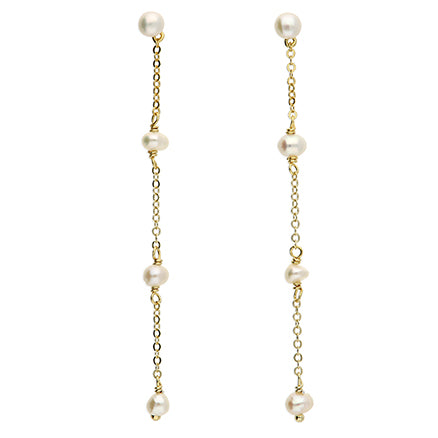 Leila Pearl Drop Earrings