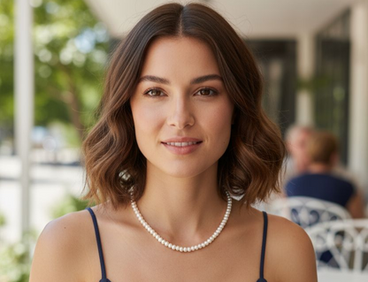 Classic 4mm Freshwater Pearl Necklace | Timeless Elegance | Everyday Luxe