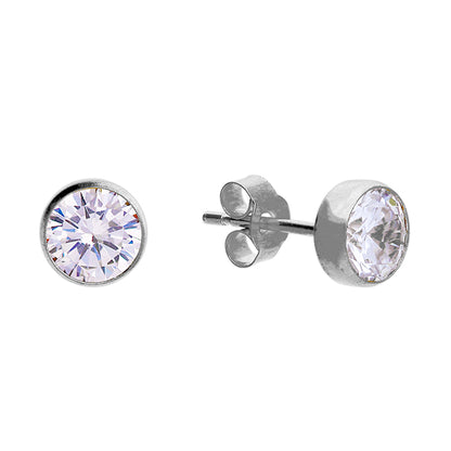 Avani White Gold Studs