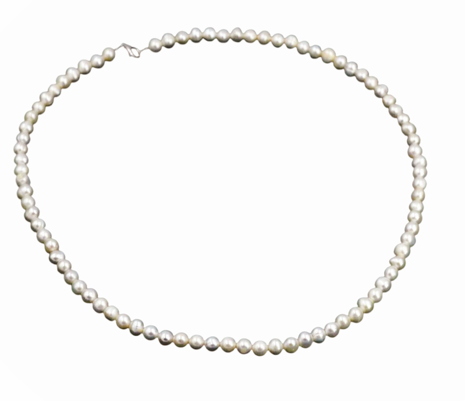 Classic 4mm Freshwater Pearl Necklace | Timeless Elegance | Everyday Luxe