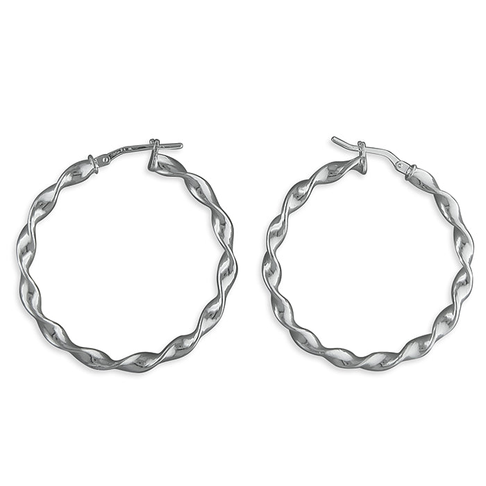 Anna Twisted Hoops