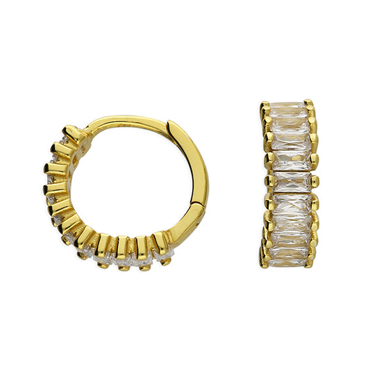 Amelia Crystal Hoops