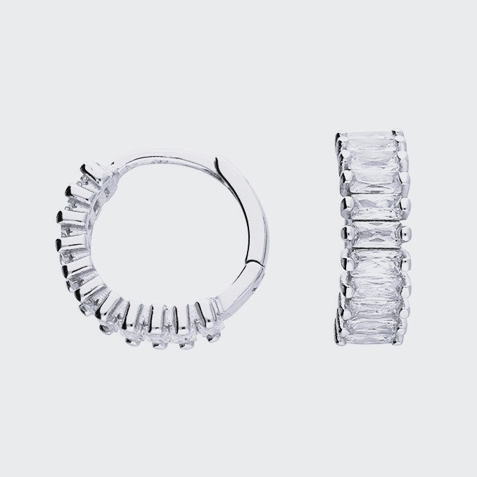 Amelia Crystal Hoops