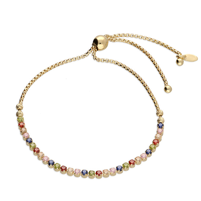 Dani Multicoloured Tennis Bracelet