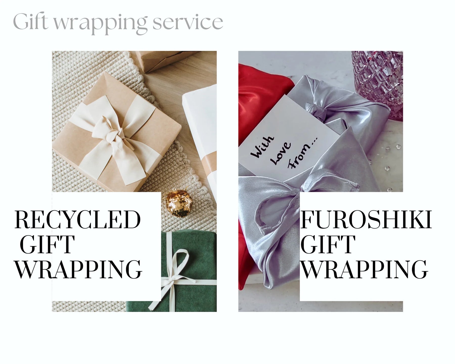 CAN I HAVE MY ORDER GIFT WRAPPED?