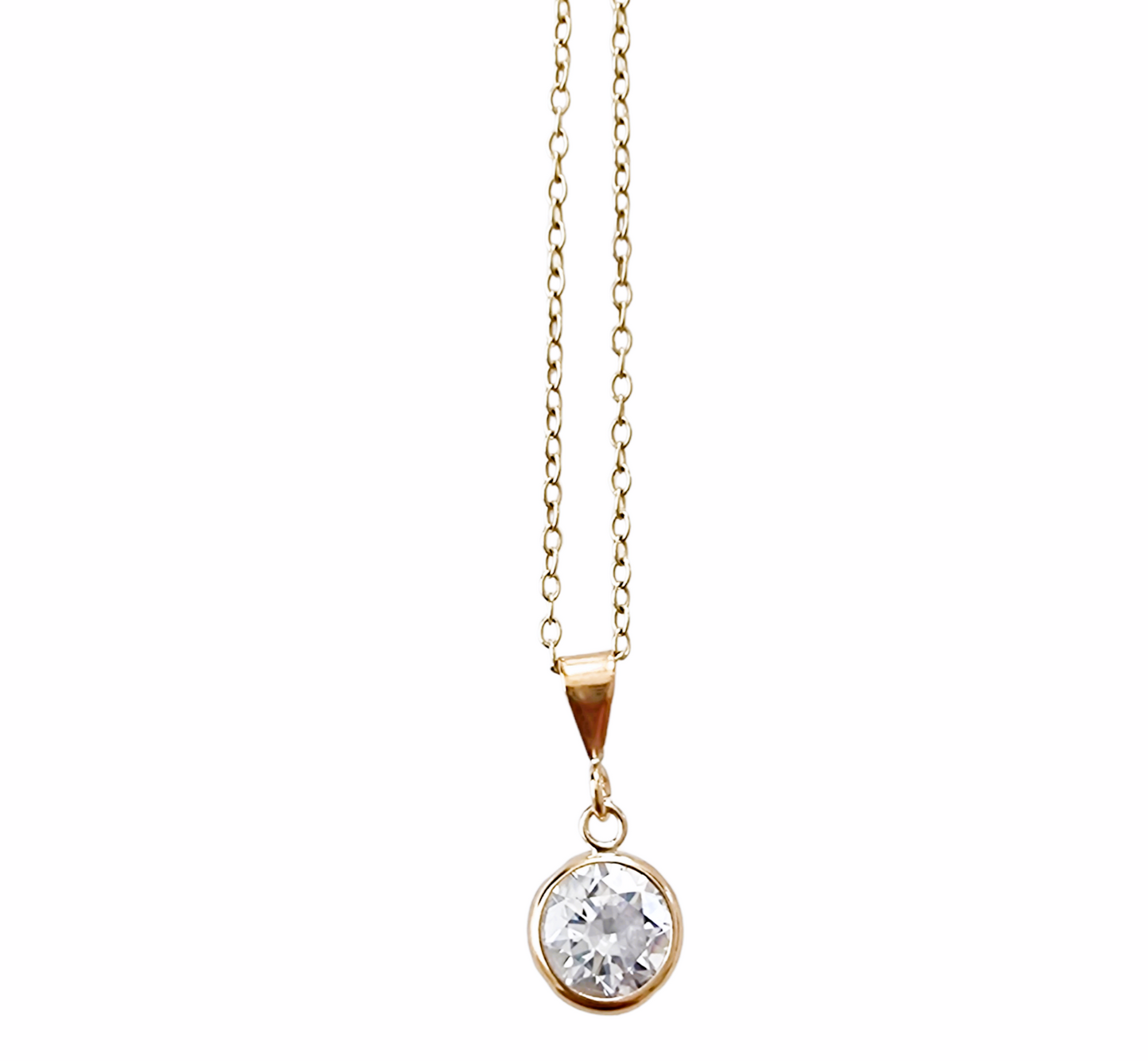 Gina Gold Pendant Necklace