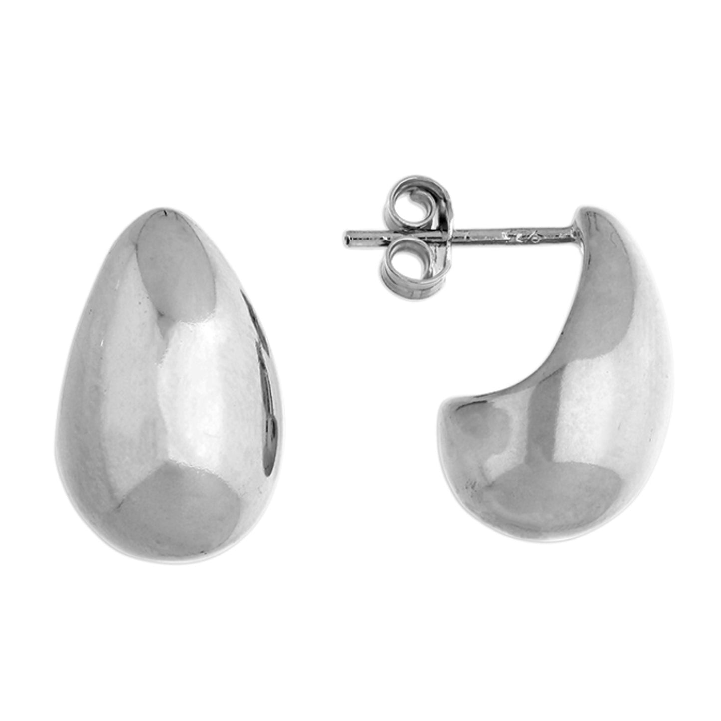 Liora Teardrop Stud Earrings Teardrop Stud Earrings – Gold Vermeil or Sterling Silver | Minimal Sculptural Jewellery UK