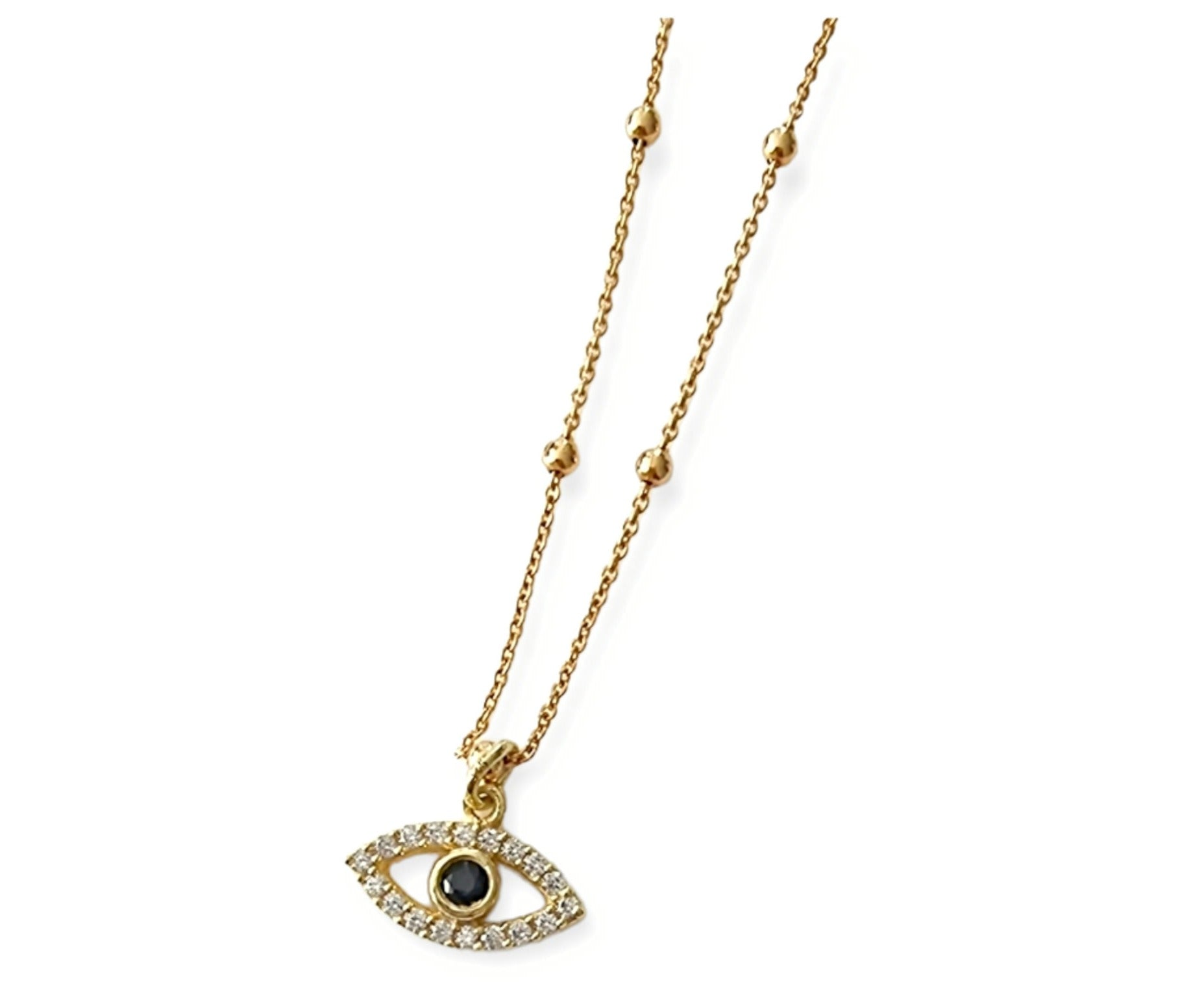 Arora Evil Eye Charm Necklace