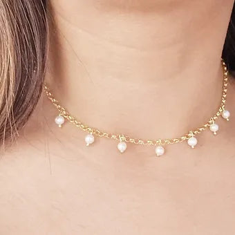 Rina Pearl Choker