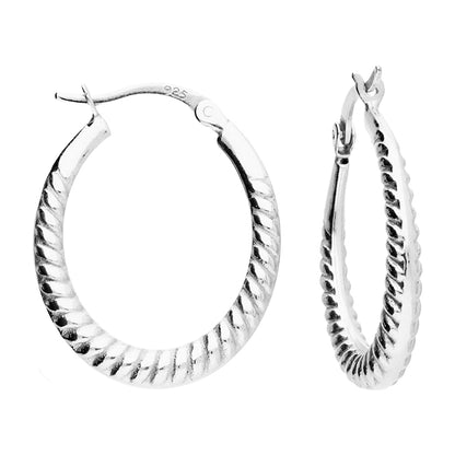 Riya Oval Hoops