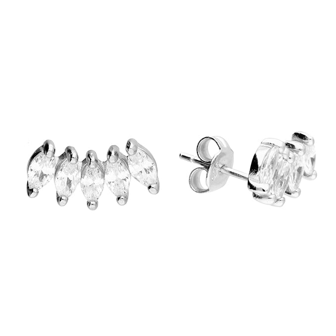 Zena Crescent Studs