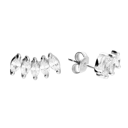 Zena Crescent Studs